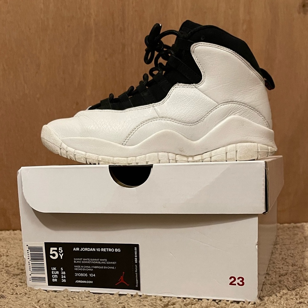 White / Black Jordans